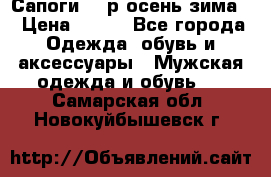 Сапоги 35 р.осень-зима  › Цена ­ 700 - Все города Одежда, обувь и аксессуары » Мужская одежда и обувь   . Самарская обл.,Новокуйбышевск г.